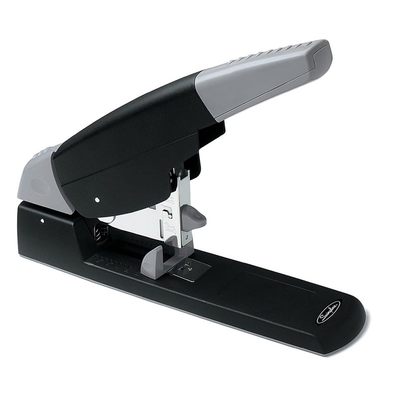 Swingline Heavy Duty Stapler, 210 Sheet Capacity, High Capacity, Jam Free, Comfort Handle, Metal, Black and Gray (90002) - Image 1